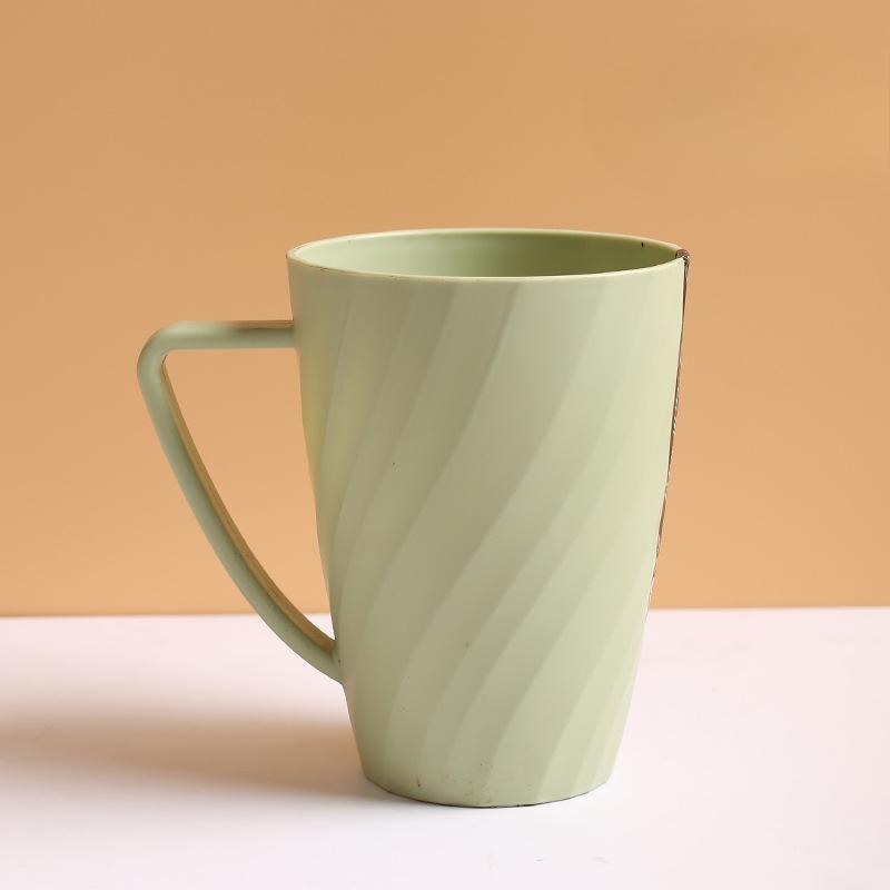 

Утолщенные бытовые чашки для чистки и полоскания рта, пластиковые туалетные стаканчики для зубных щеток, чашки для пар большого объема 501-600ml зелёный