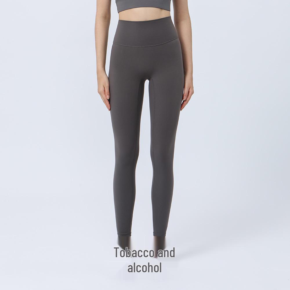 

Бесшовные нюдовые капри для йоги - Высокая посадка, эффект «персика» S