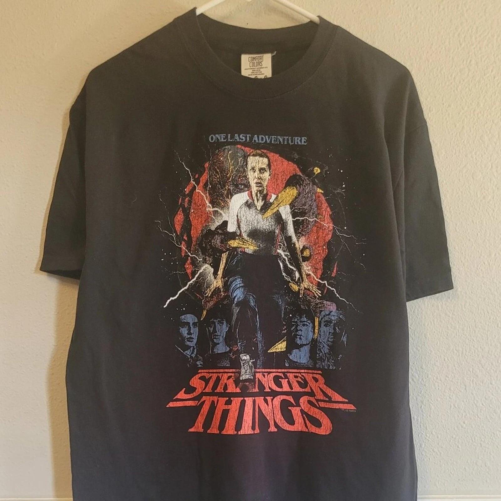 

Rare Rucking Fotten x Stranger Things Finale One Last Adventure T-Shirt L CC 4XL