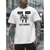 European Size Mission Accomplished Game Over Just Married Graphic Men's T-Shirt - Humorous Wedding & Gamer Design, Lightweight Summer Short Sleeve