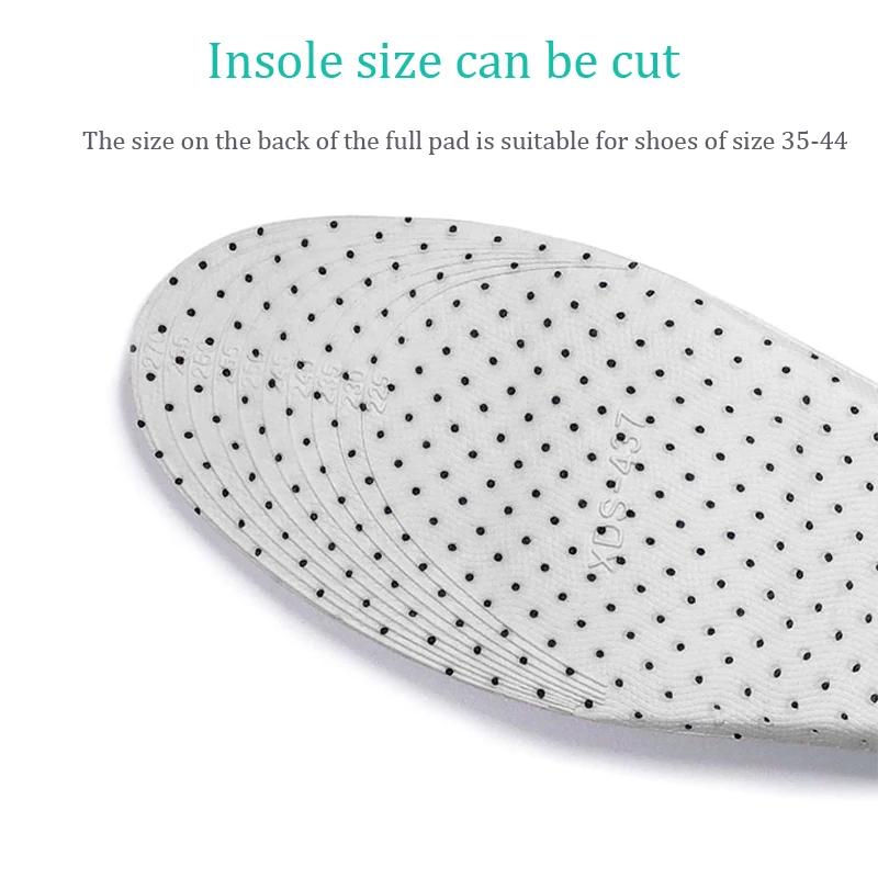 EVA Height Increase Insoles Casual Sports Insole for Feet Shock Absorbing Shoe Pads Height 2.3/3.3/4.3cm Size EU35-45 1Pair