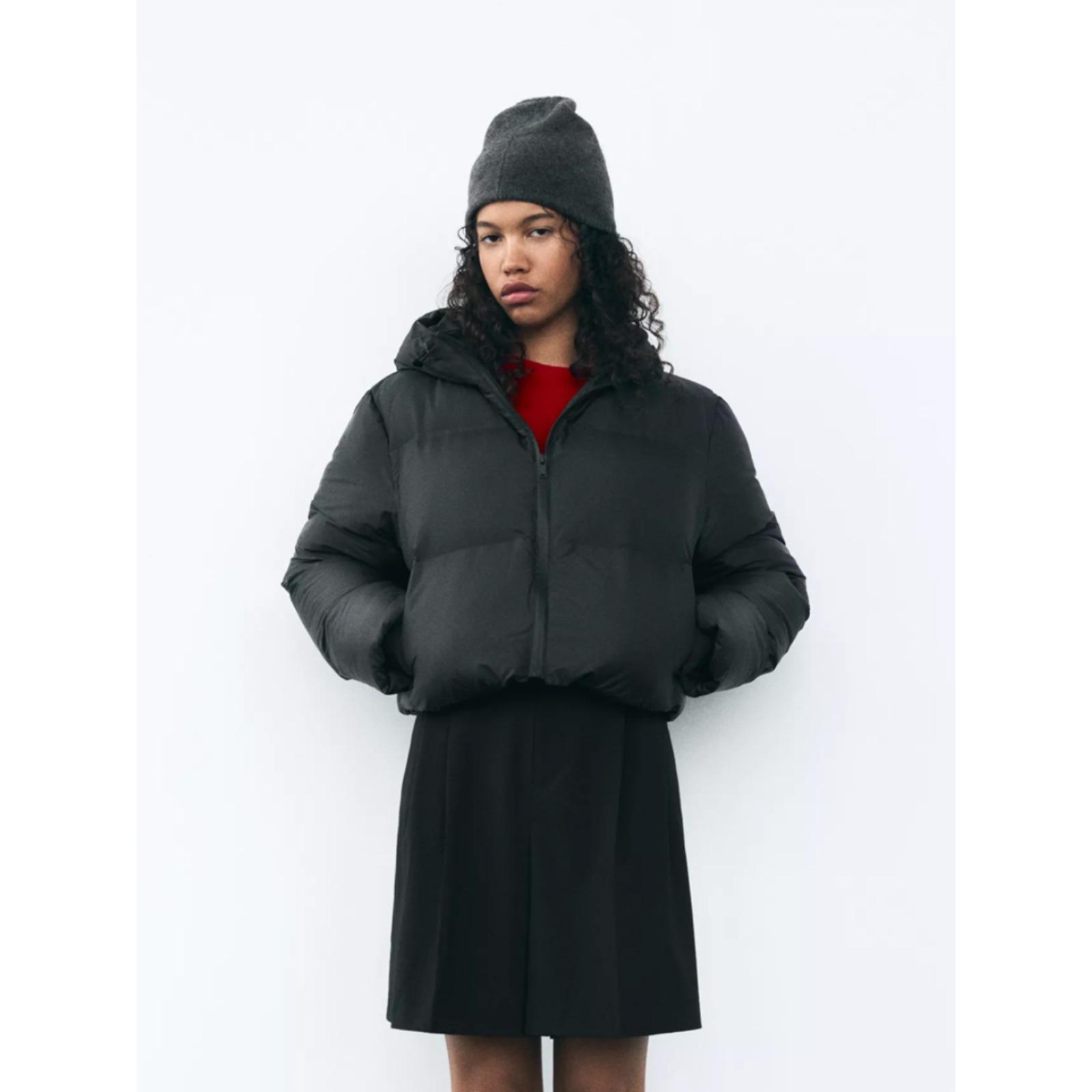 

Новое свободное хлопковое зимнее пальто с капюшоном, короткое универсальное пальто из хлопка-хлеба XL