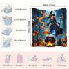 Magical Halloween Witch Blanket: Embrace The Enchanting Design, Ultra-Soft Fabric, And Cozy Vibes For Your Festive Home Decor