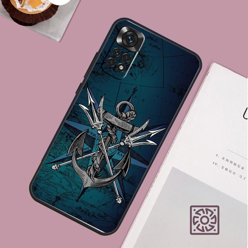 Anchor Sea Beach Case For Redmi Note 12 10 9 8 11 13 Pro 9S 10S 11S 12S Phone Cover For Redmi 12C 9C 10C 13C