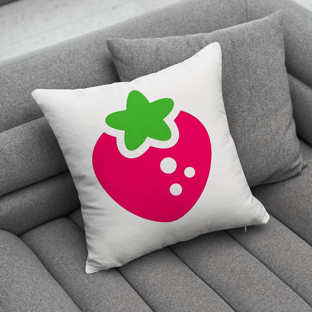 HHappy Berry Cartoon Pillow Case Pillowcase Home Sofa Cushions Car Cushions Pillowcover Office Pillowshell Pillow