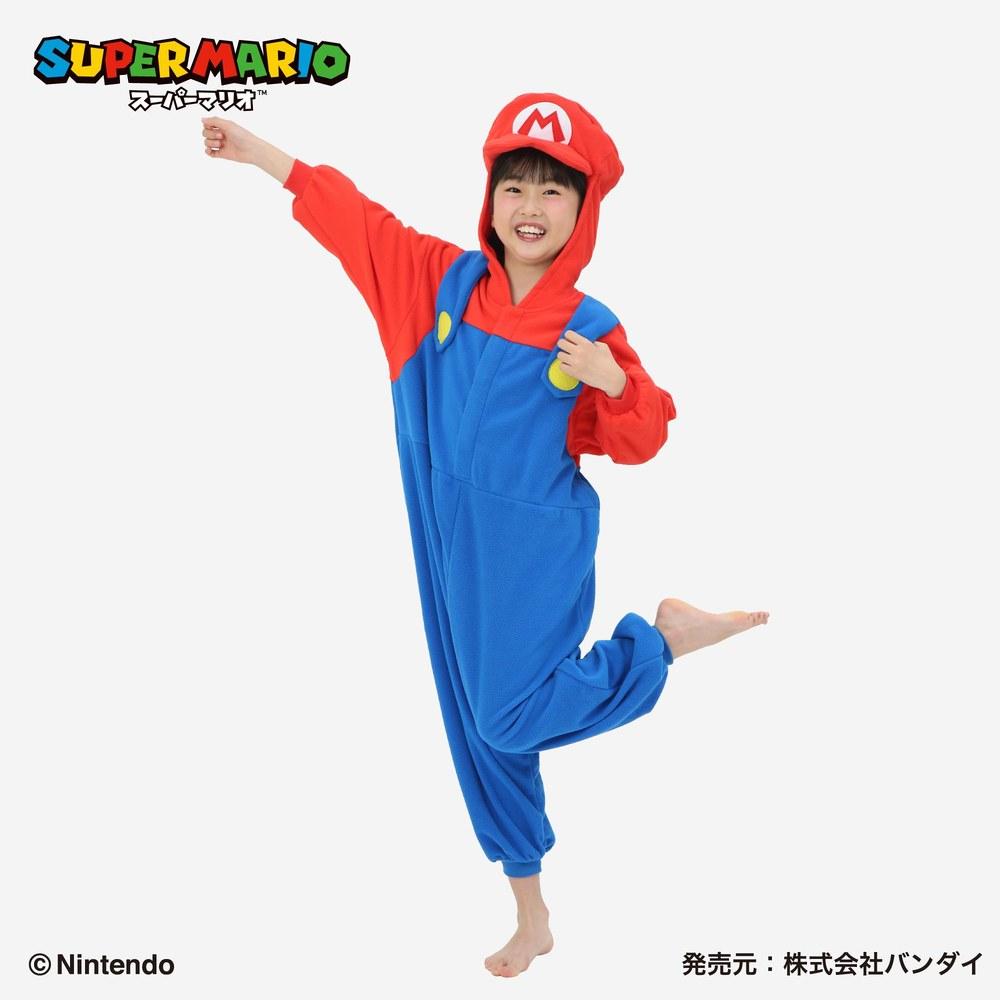 SAZAC Super Mario Character Fleece Costume for Kids 130cm