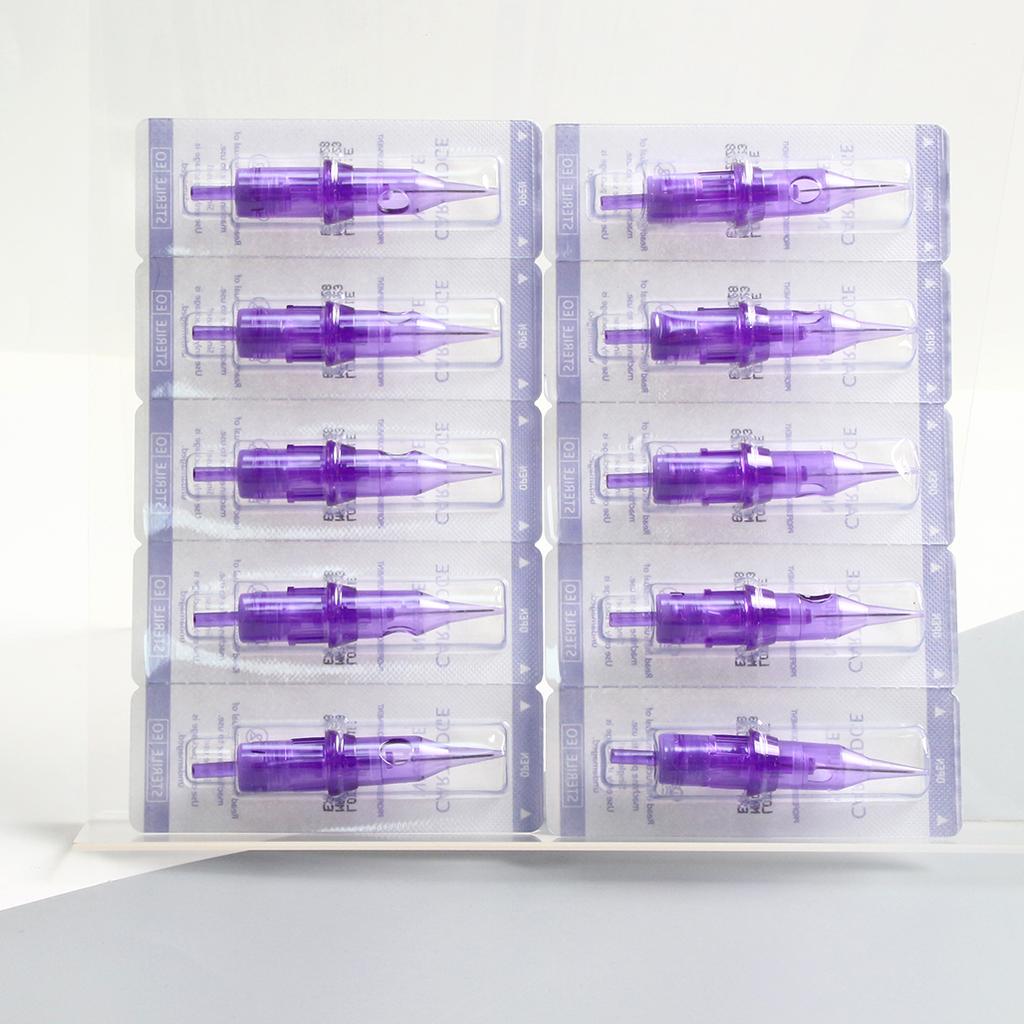 50pcs/box Mix Size Disposable Tattoo Cartridges Needle 3RL+5RL+7RL+9RL+5RS+7RS+9RS+9RM+11RM+7M1 For Tattoo Machine Pen