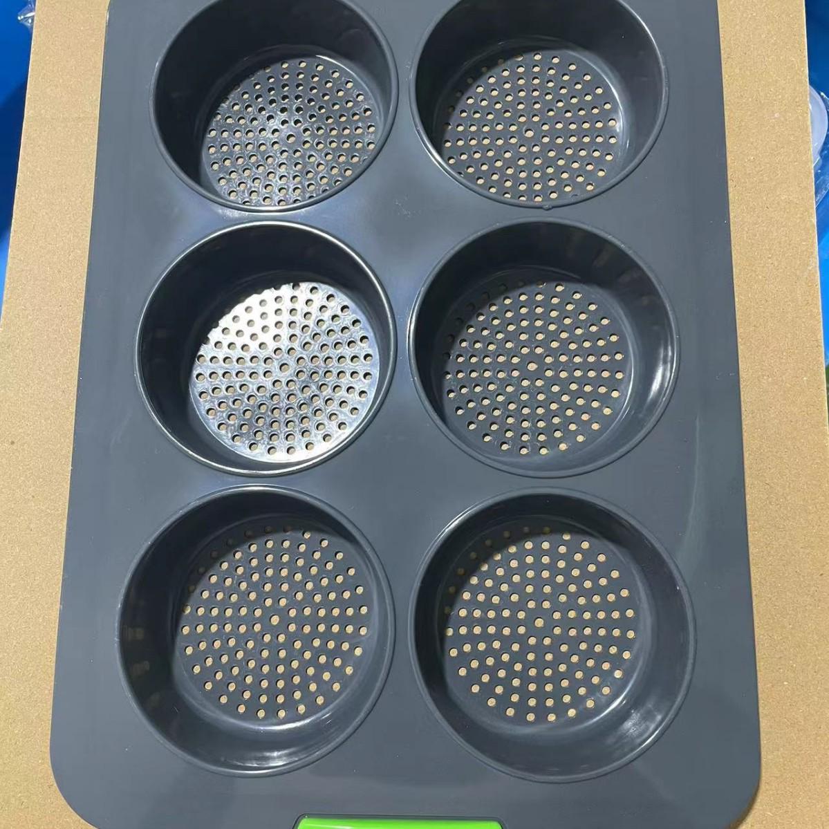 High-Temp Resistant Silicone Burger & Bread Baking Mold