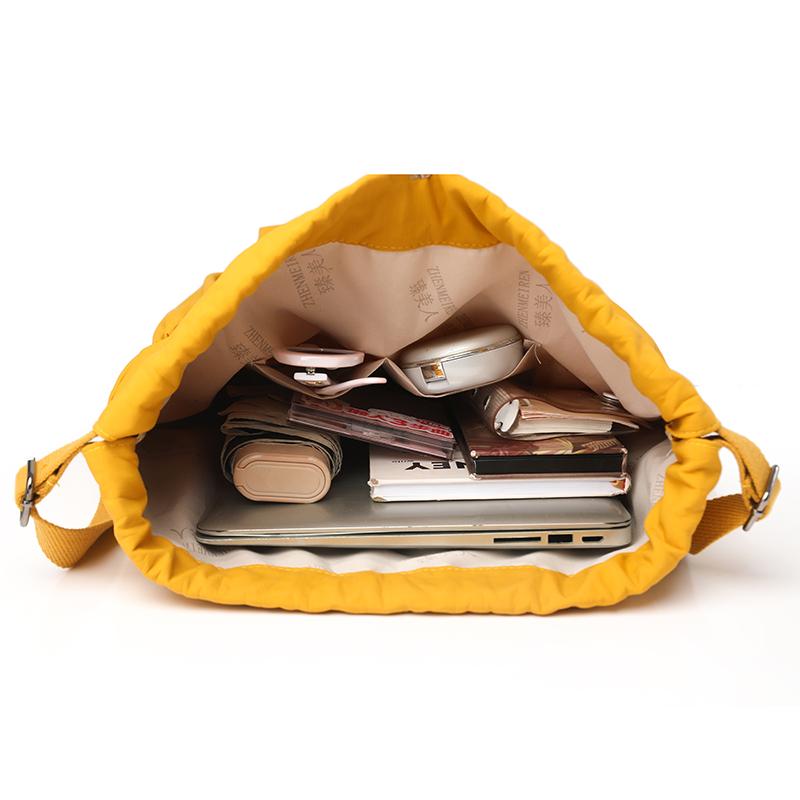 Waterproof Drawstring Pocket Women's Sports Backpack Travel Backpack