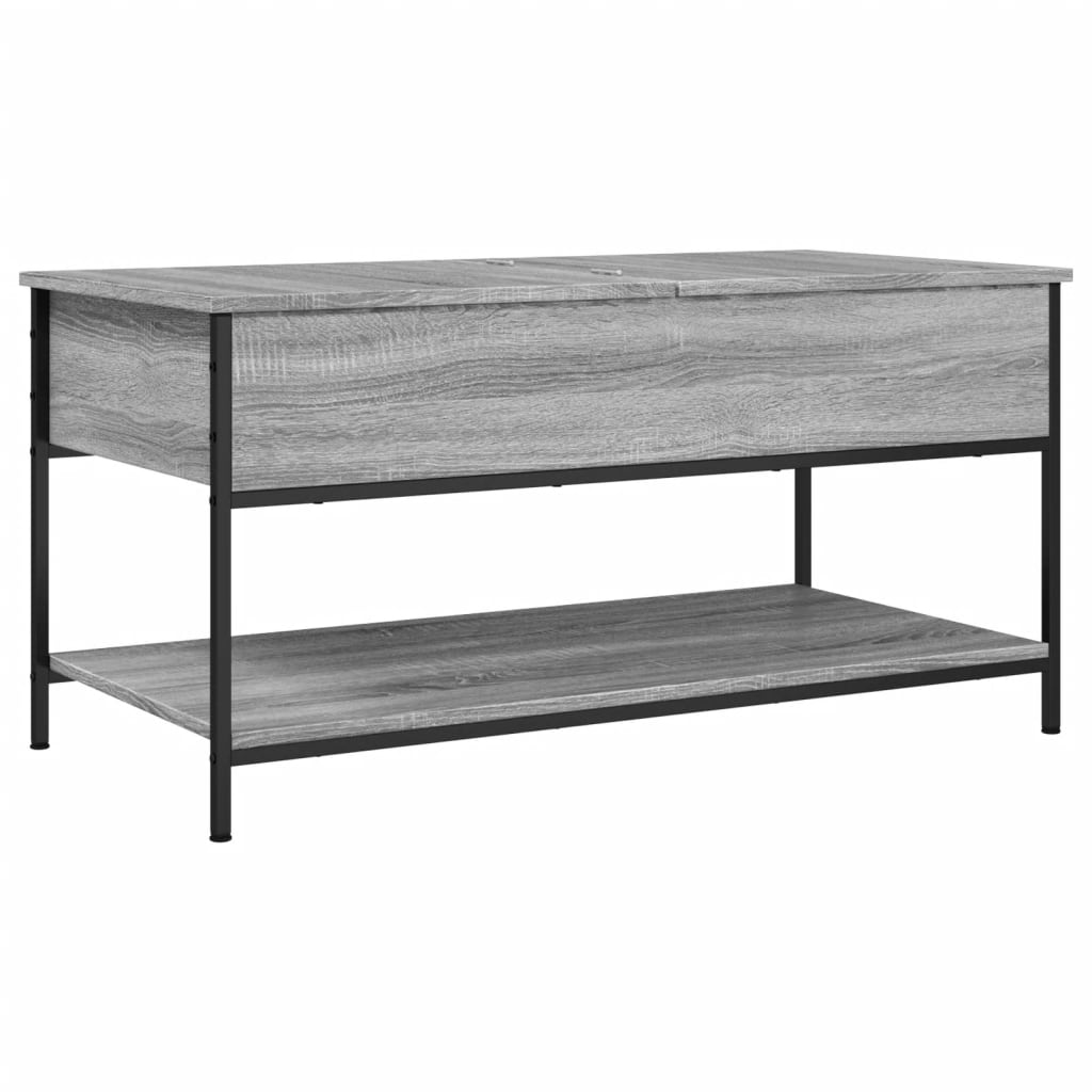  Coffee Table, Grey Sonoma Oak, 100x50x50 Cm