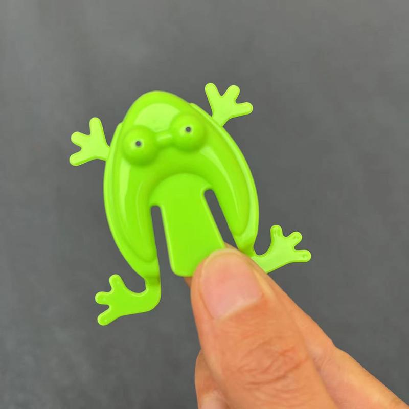 5Pcs Jumping Frog Toys Parent-child Bounce Frogs Anxiety Toy for Kids Assorted Stress Relief Toys Children Birthday Party Gift