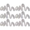 Onde Clip Artiglio di Granchio Donna Coreano Plastica Squalo Mollette per Capelli Geometria Coda di Cavallo Alta Barretta Forcina Accessori per Capelli Ragazza