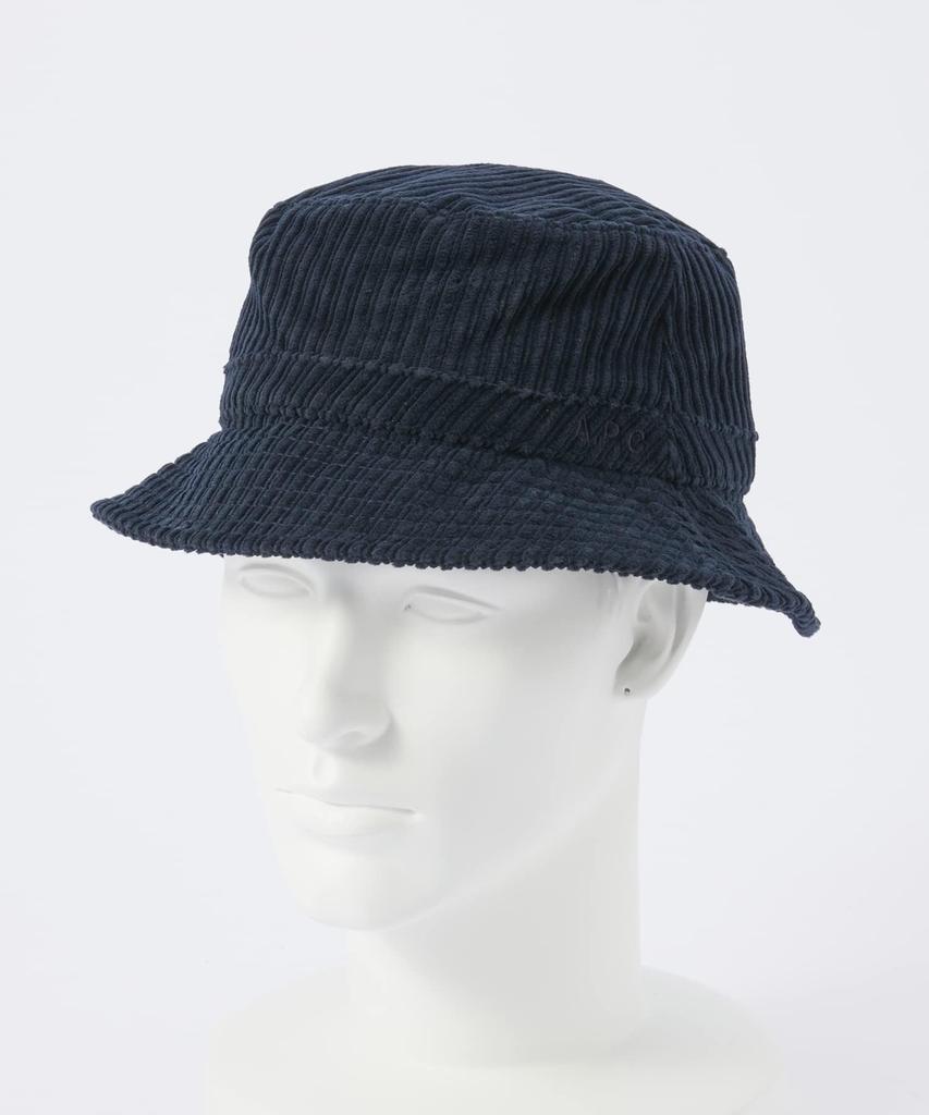 [A.P.C.] Hat COEZQ-M24096 BOB MARK DARK NAVY [Used]