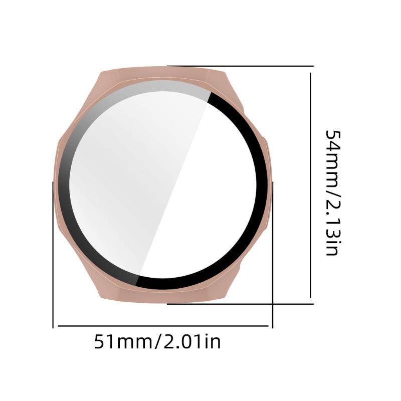 Smartwatch Cover Shell Screen Protector Tempered Glass Film for Watch GT6 Scratchproof Case Film Dustproof