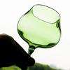 Green Vintage Crystal Glass Wine Goblet Creative Home Use Wine Glasses Cocktail Glasses Green Spiral Cup Stem Barware