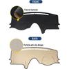 BIBLOZ Dash Cover For Toyota Sienna 2004-2010 Accessories Black Flannel Dashboard Cover Mat Car Dashboard UV Sun Protection
