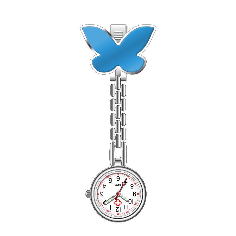 Butterfly Nurse Watch - Laser Engraved Timer for Students & Doctors, Simple & Fashionable