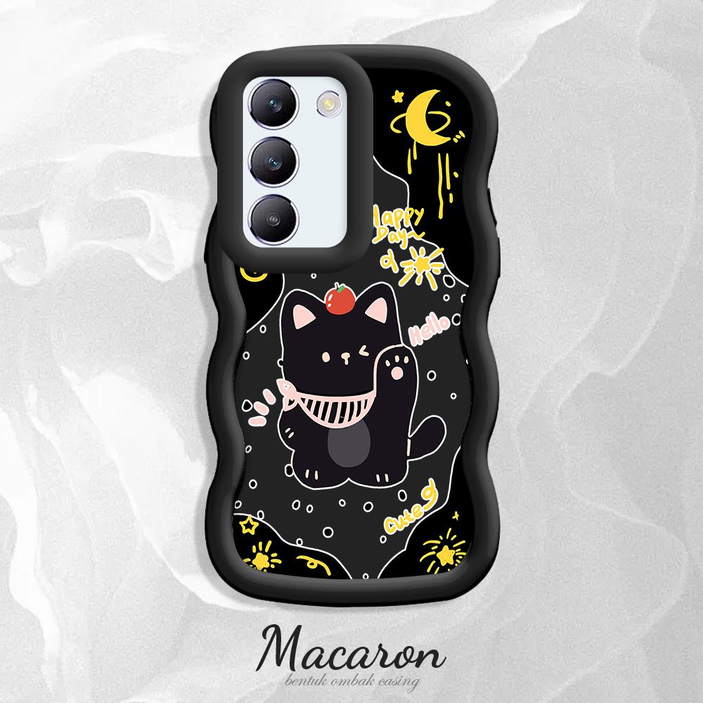 

Окрашенный узор Big Wave Edge Мягкий силиконовый материал Macaron чехол для телефона противоударный защитный резиновый чехол для OnePlus Vivo Motorola Moto Vivo Y15S