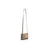 Burberry classic checkered design adjustable shoulder strap zipper closure cotton single shoulder messenger bag women's sand color multi-color