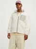 Demi-season Jacket Jack & Jones Jorvesterbro Teddy Jacket Aw24 Noos (12260450) Cloud Dancer