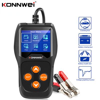 KW600 Автомобиль аккумулятор тестер 12V 100 до 2000CCA 12 Вольт Аккумуляторные инструменты для автомобиля Быстрый Cranking Зарядка Диагностика