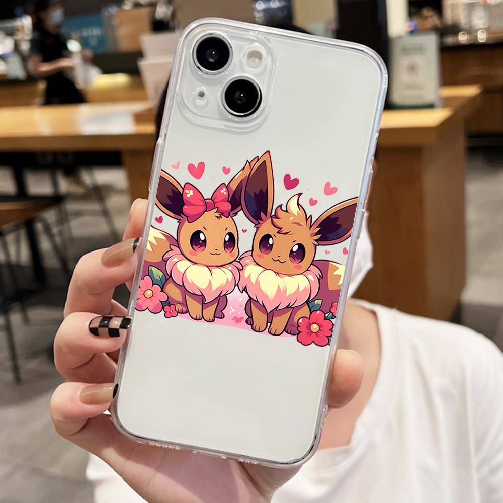 E-54 Θήκη Pokemon Pikachu για iPhone 7 8 11 12 13 14 15 16 Pro Max Plus Mini Xiaomi Redmi A3 9A 9C 10A 10C 13C Note 9 11 Realme Narzo C30 C55