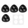 Self Adhesive Caster Mini Swivel Wheels Universal Stainless Steel Wheel 360° Rotation Pulley for Furniture Trash Can Bins