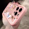 Pink Cartoon Hello Kitty Phone Case For Iphone 17 16 Pro Max 17 Air 16e 15 14 13 12 11 Pro Max  14 15 16 Plus INS Silicone Cover