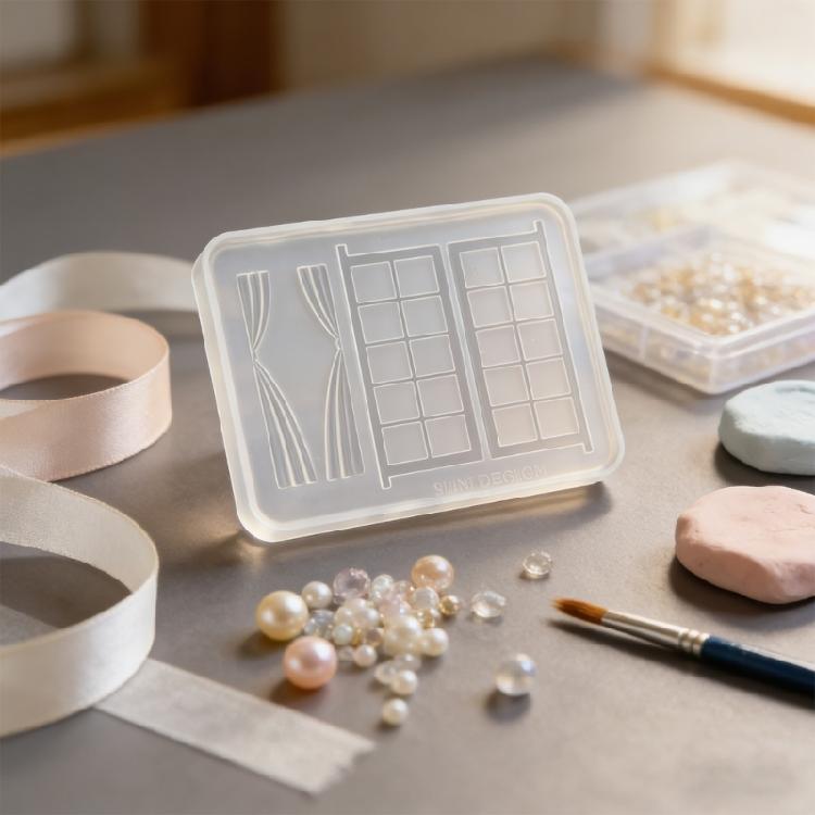 Wiederverwendbare Silikon-Bastelform Puppenboxen Formen Silikonstruktur Geeignet für Geschenkboxen Einfaches Entformen Design Waschbar