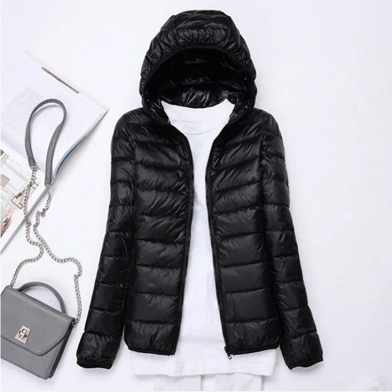 Arrivals Women Fashion Short Ultralight Thin Packable Puffer Jackets Female Sweet Style Korean Down Coats