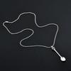 Fashion Crown Mini Tea Spoon Alloy Pendant Chain Necklace Women's Jewelry Gift