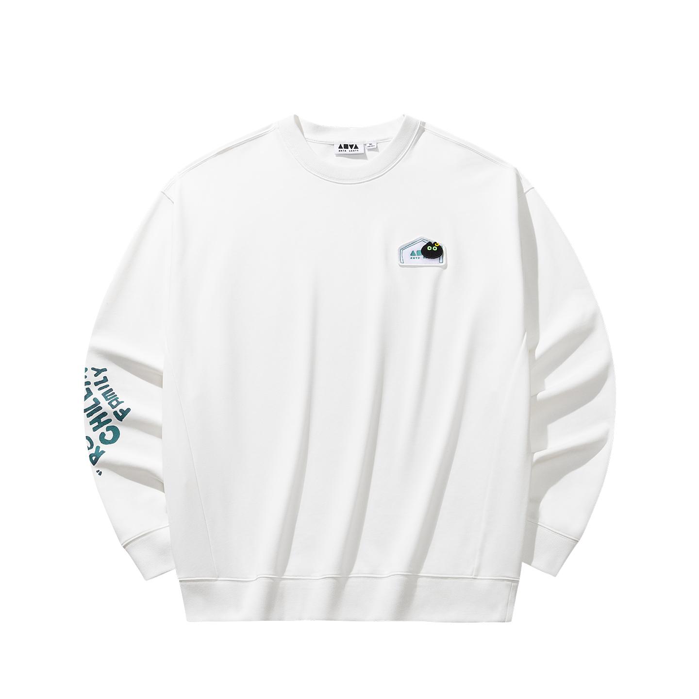 

Anta Loose Fashion Round Neck Letter Print Comfortable Casual Versatile Sweatshirt Unisex sweatshirt 172538703-1 XL