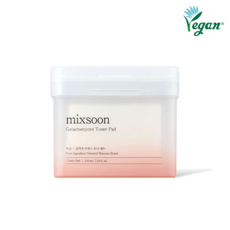 mixsoon Galactomyces Toner Pad 210ml 60 Pads – Korean Brightening Toner Pads for Hydration, Skin Texture  Glass Skin Care