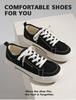 Low-top breathable canvas shoes men's lace-up board shoes leisure construction site labor insurance breathable canvas shoes