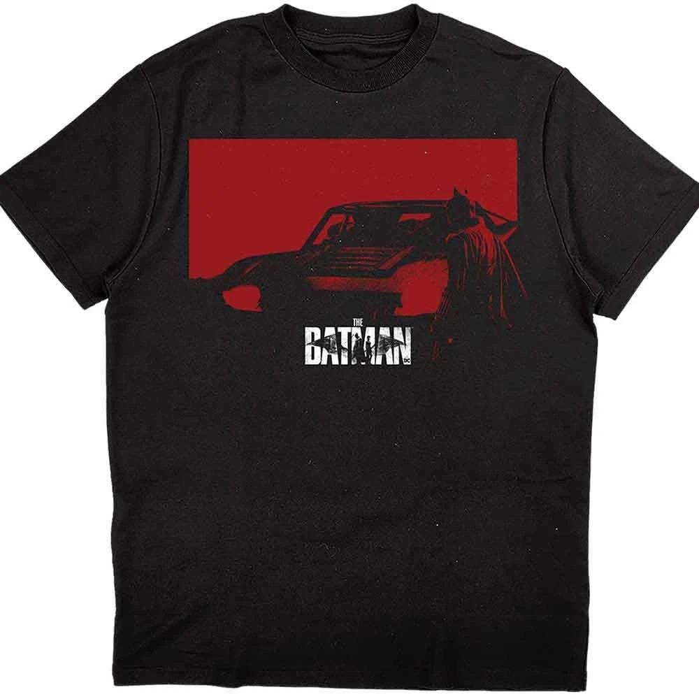 Dc Comics The Batunisex Red Car Licensed T Shirt Unisexs L