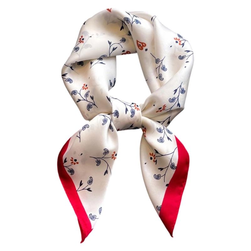 Large Scarf Silk Feeling Square for Men Women Multifunctional Head Scarf Unisex Hijab Outdoor Neck Scarves Daily Wear