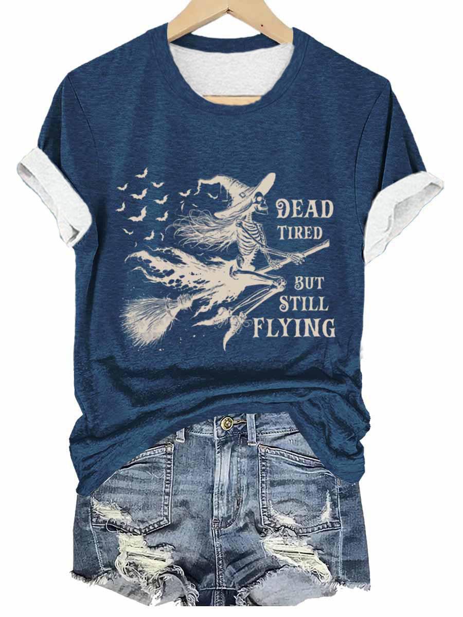 

Принт черепа ведьмы новая женская повседневная футболка с круглым вырезом и короткими рукавами 3D цифровая печать летняя свежая женская футболка 3438 4XL