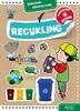 Recykling. Naklejki edukacyjne