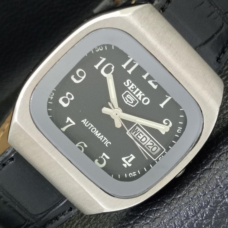 

MENS SEIKO 5 AUTOMATIC JAPAN 6309A BLACK DIAL WRIST WATCH a417002-2