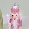1/4Pcs Nutcracker Soldier Christmas Decor - Pink Wooden Pendant Desktop Ornament, Xmas New Year Handicraft Gift