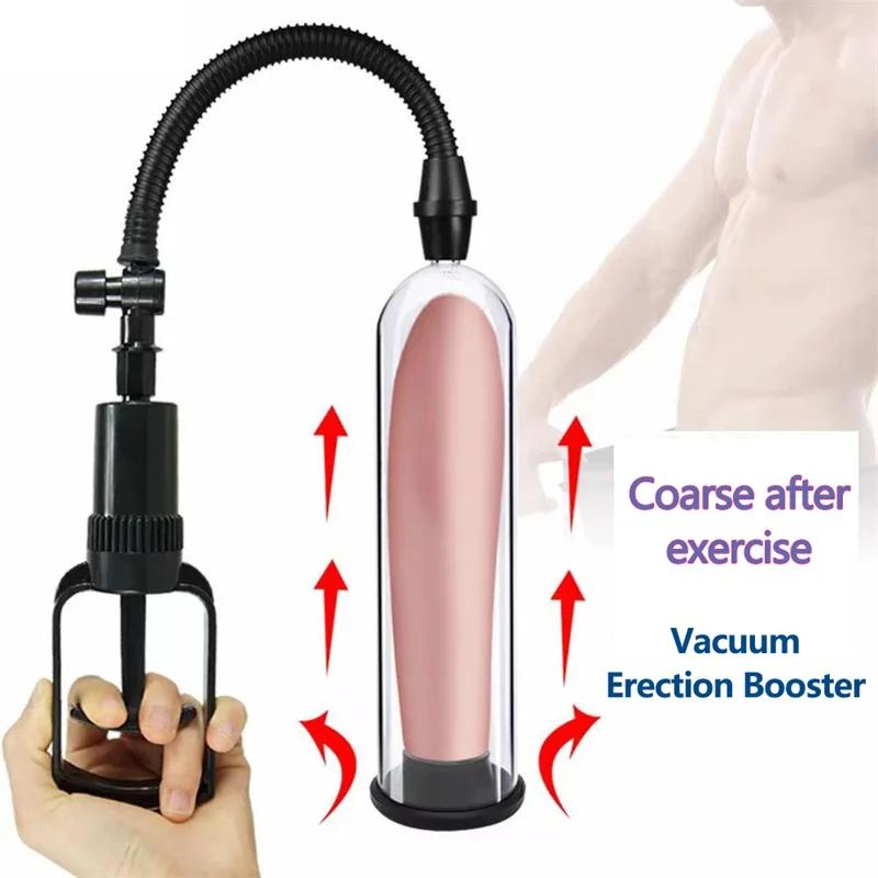 Penis Pump Vacuum Pump for Penis Enlargement Male Enhancement Erection Dick Cock Pump Masturbator Penis Trainer Adult Sex Toys