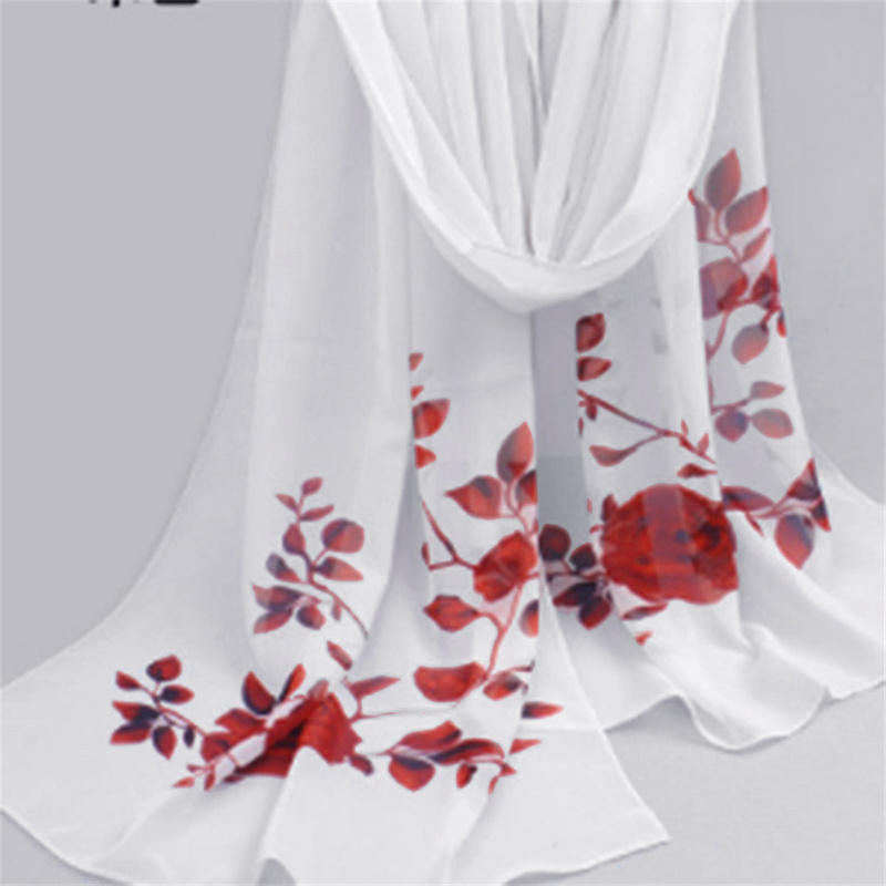 Bohemian Style Women Fashion Chiffon Print Scarf Autumn Summer Pattern Silk Scarves Beach Shawl