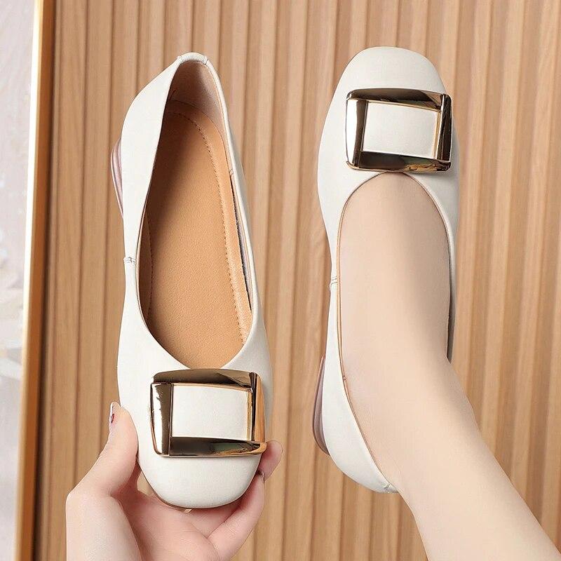 Čepice Boty Dámské Jarní novinka Nazouvací dámská obuv Soft Soled Loafers Women