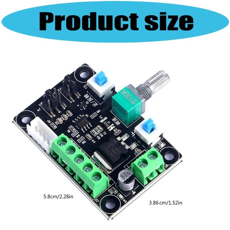Stepper Motor Speed Controller Module 24V 12V Compatible Three Frequency PWM Pulse Generator Forward Reverse Function