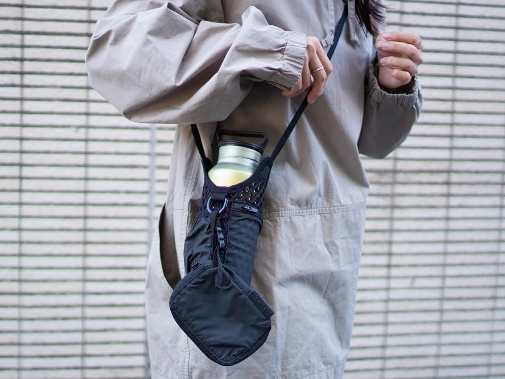 Snow Peak Double Face Mesh Bottle Carrier size OneBLACKAC-25SU409