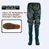 Plastic PVC Transplant Pants Wading Pants Shoes 10 Sizes Fishing Pants Integrated Fishing Pants