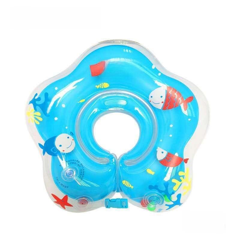 Baby Inflatable Adjustable Neck Ring For Children Swimming And Water Play With Ecofriendly Pvc