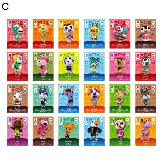 24Pcs Animal Crossing And Play Lovely Cards Plug Characteristics Quick Response Animal Crossing