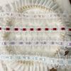 1 Yard Lolita Lace Bow Pleated Ribbon Lace DIY Clothing Accessories Curtains Home Decoration Accessories 4cm Wide