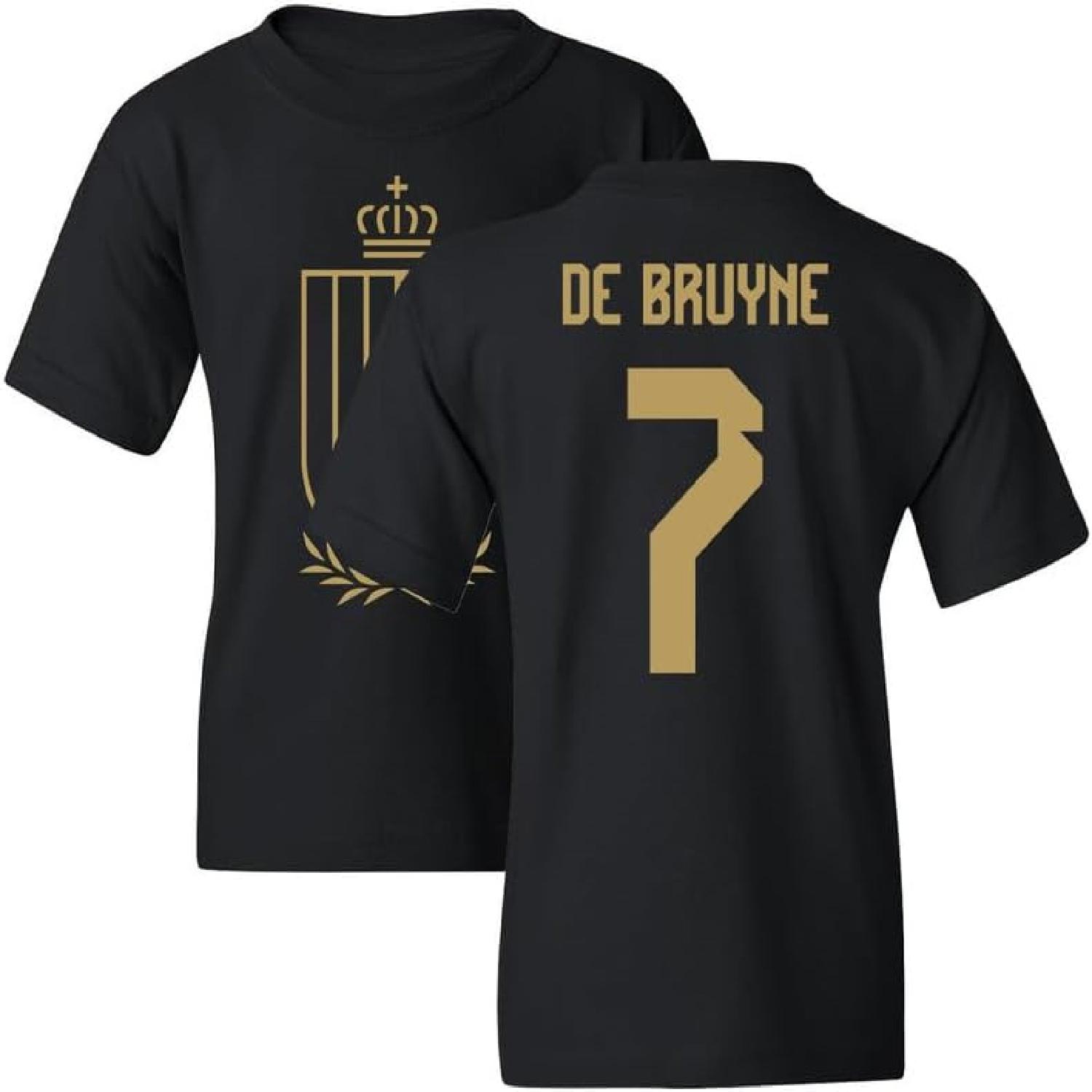 Belgium Soccer Cup Fan - De Bruyne 7 Jersey Style Youth Unisex T-Shirt S разноцветный